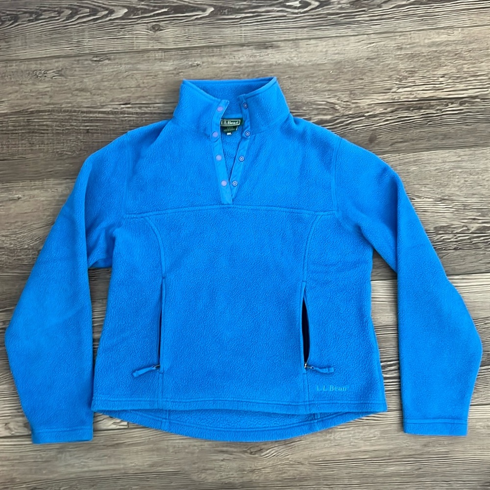 Vintage L.L. Bean vintage women’s blue pullover fleece